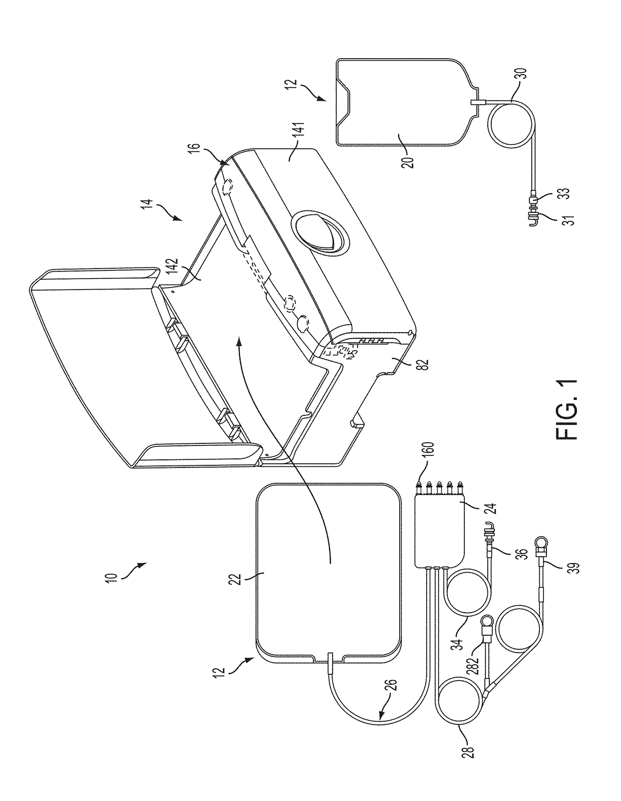 Medical treatment system and methods using a plurality of fluid lines