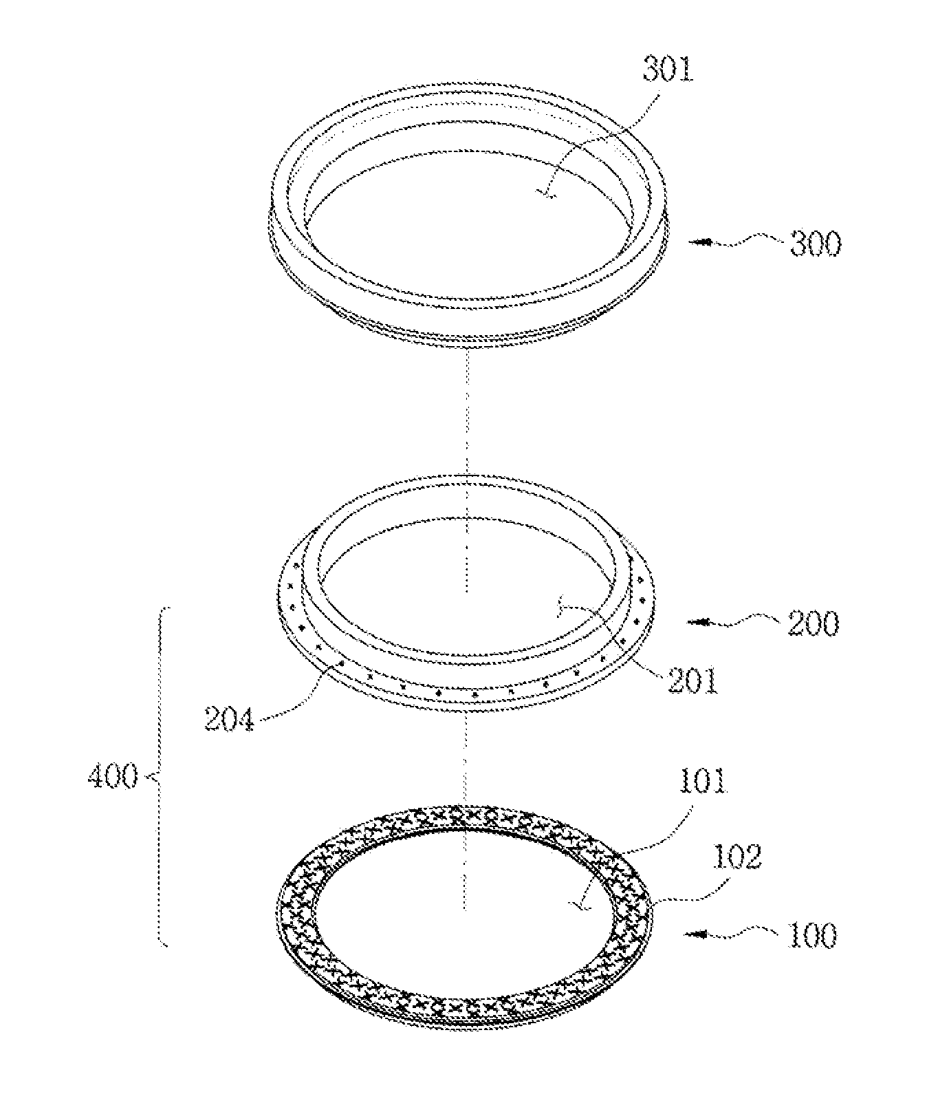 Link seal for track of tracked vehicles