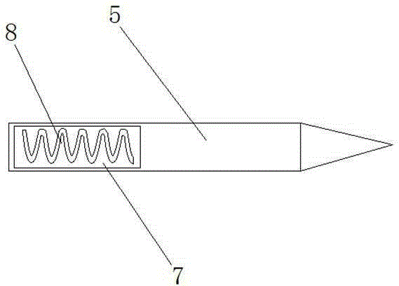 Spray gun type anti-falling device of lifting equipment