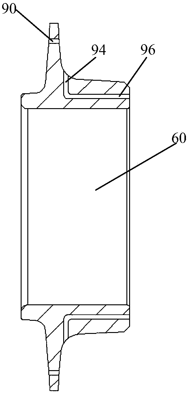 Auxiliary spring device used for hydraulic bushing