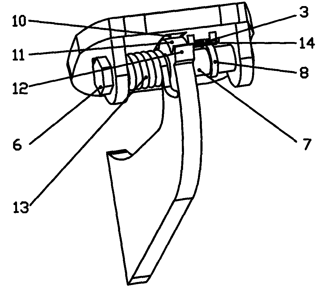 Automobile clutch pedal self-adaptive regulating structure