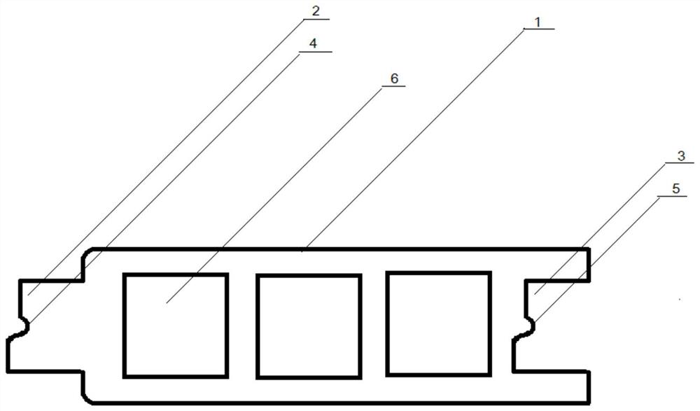 Combined wallboard with sealing bulge and high-low tenon