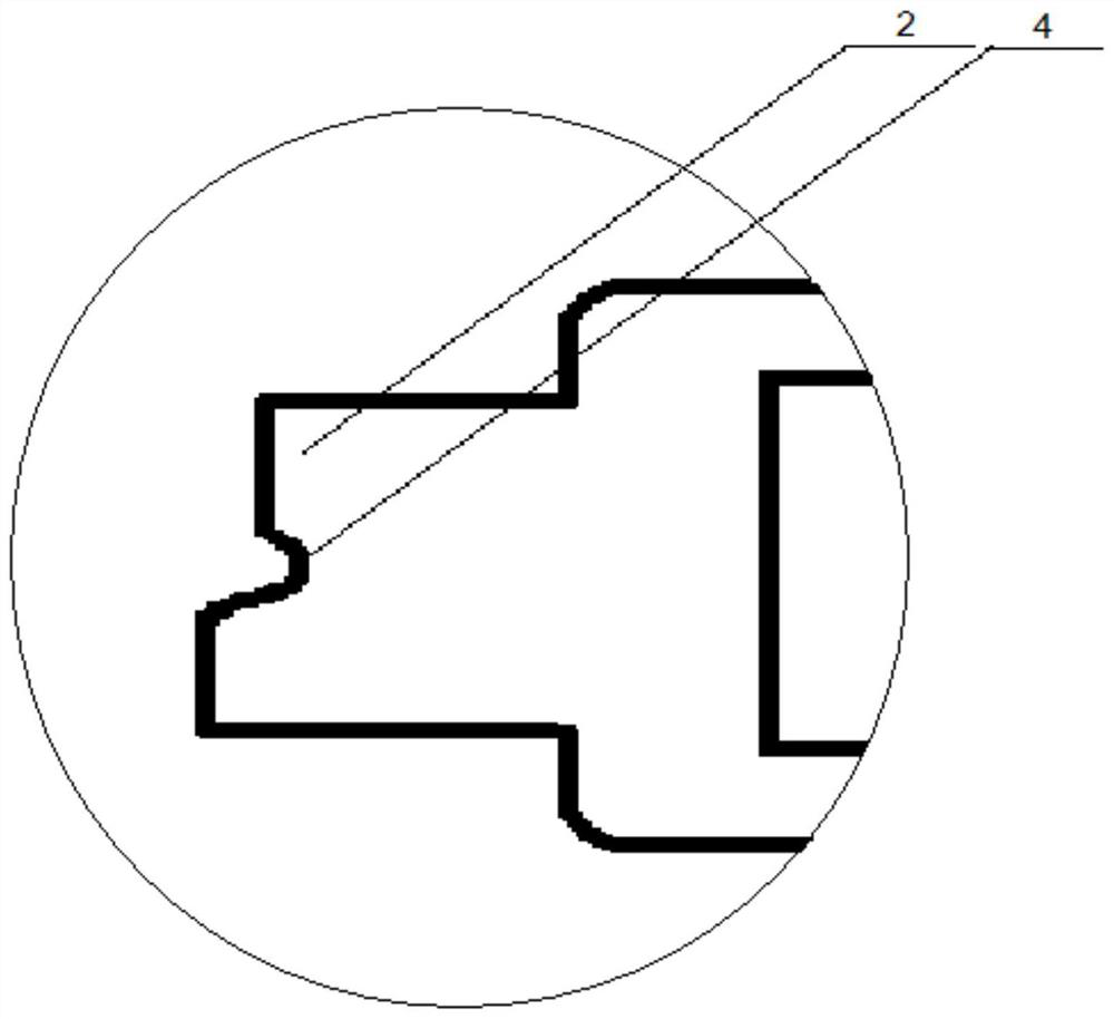 Combined wallboard with sealing bulge and high-low tenon