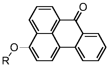 Preparation method and application of alkoxy benzanthrone photoinitiator