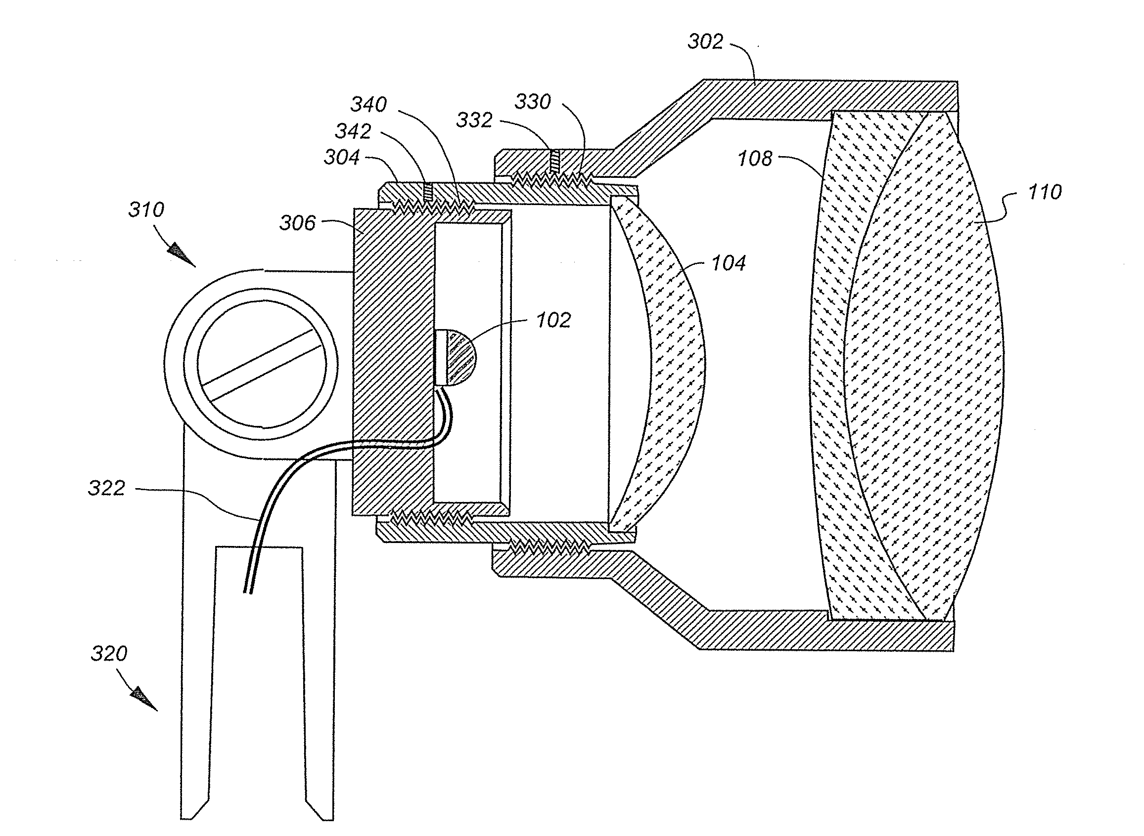 High-efficiency LED illuminator with improved beam quality