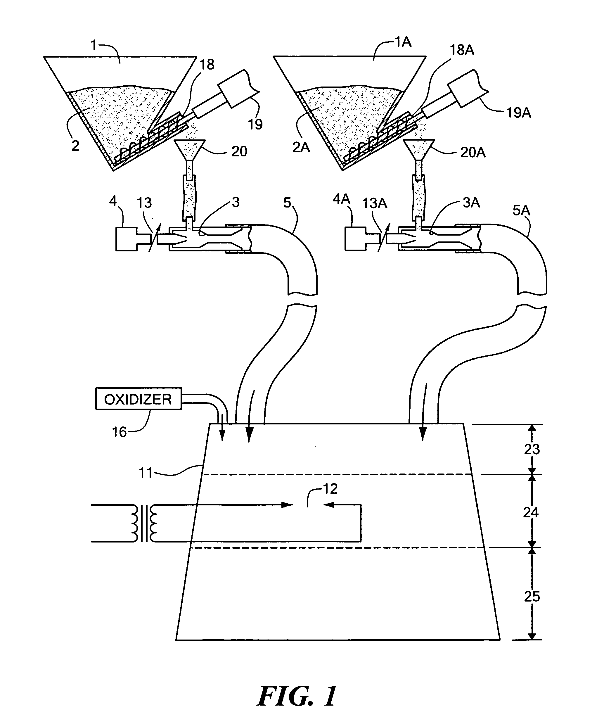 Flame spraying process and apparatus