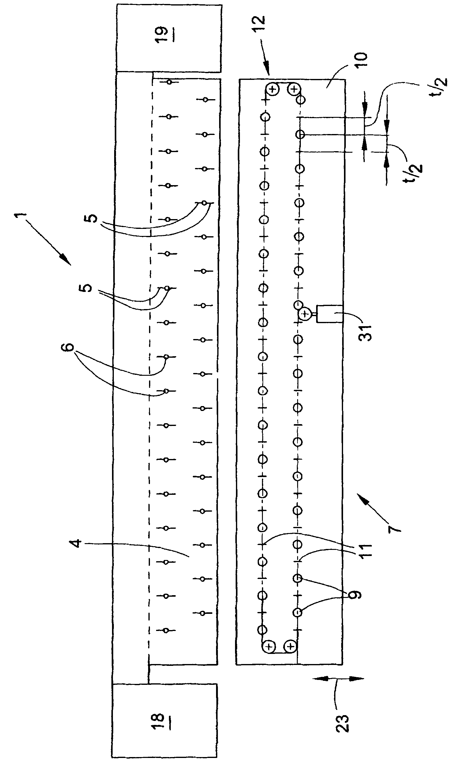 Roving machine with reel change mechanism