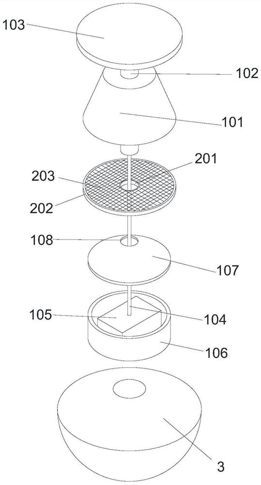 Anti-gale park water floating lamp