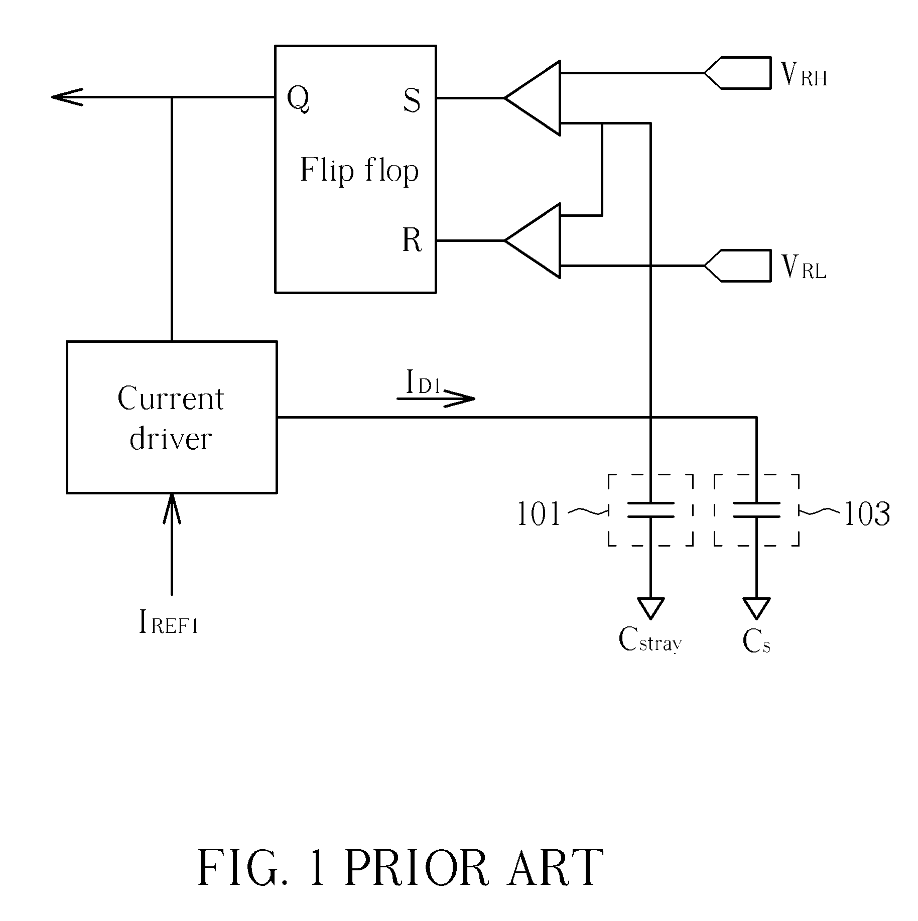 Capacitance difference detecting circuit and capacitance difference detecting method