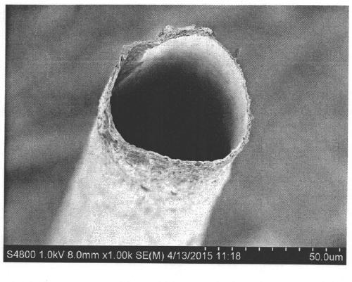 A kind of graphene hollow fiber and continuous preparation method thereof