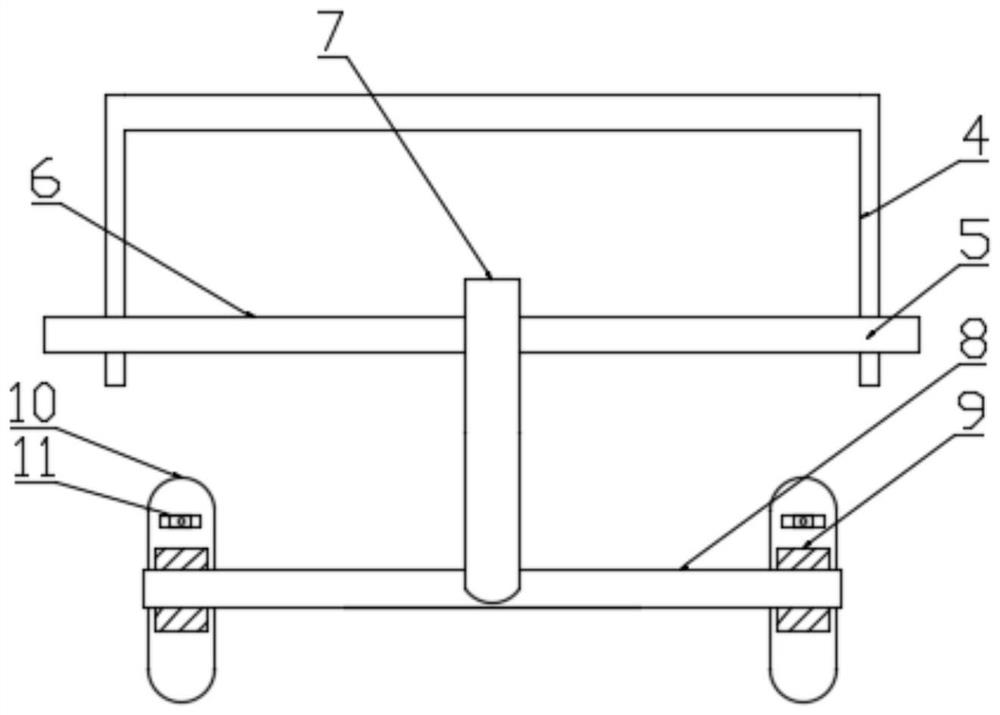 Auxiliary moving equipment for exercise of fracture patients