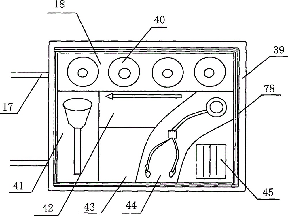 Electric foldable internal checking and treatment couch