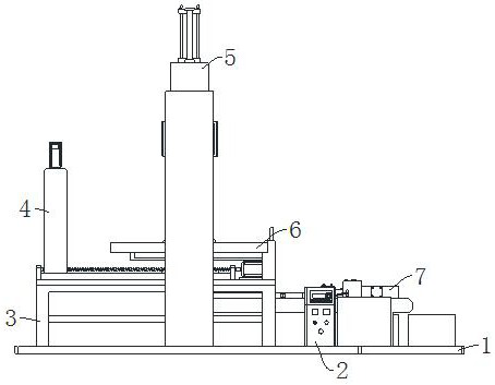 Slicing and sorting device for pumpkin finish processing and working method