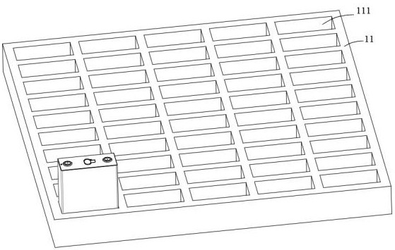 Feeding device and feeding method for battery conveying system