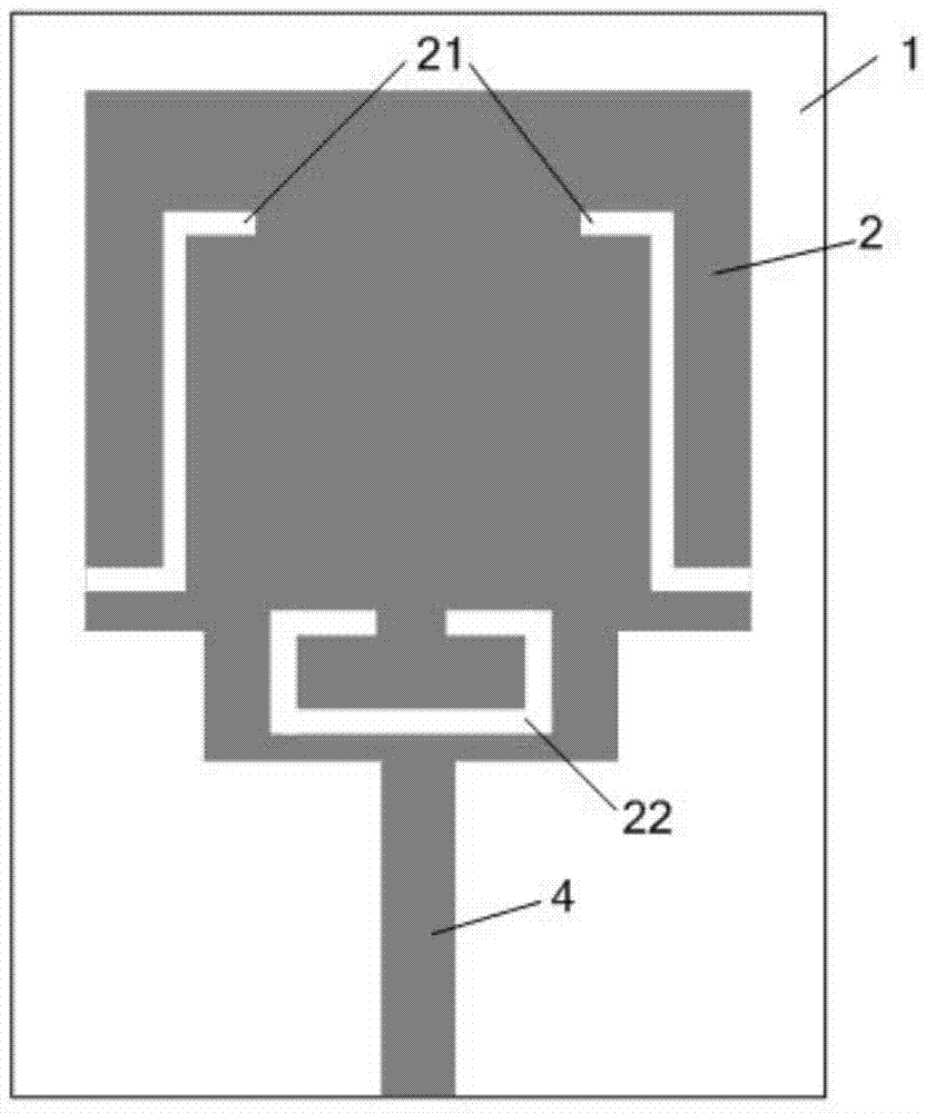 Double-trapped-wave ultra-wide-band antenna