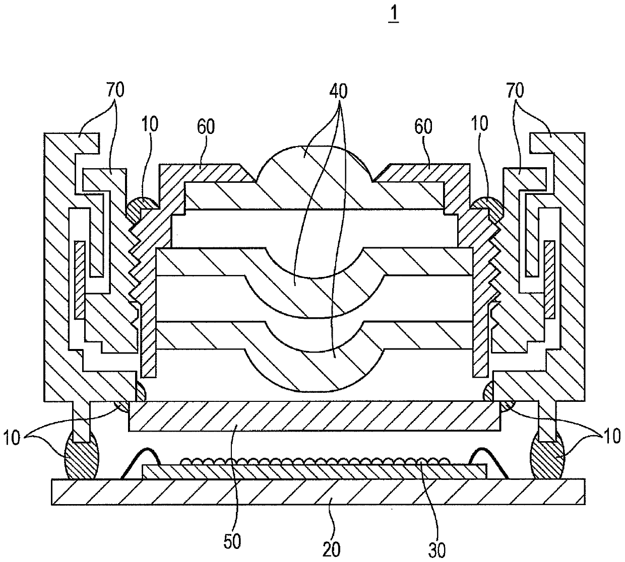 Resin composition, adhesive, sealing material, dam agent, semiconductor device and image sensor module