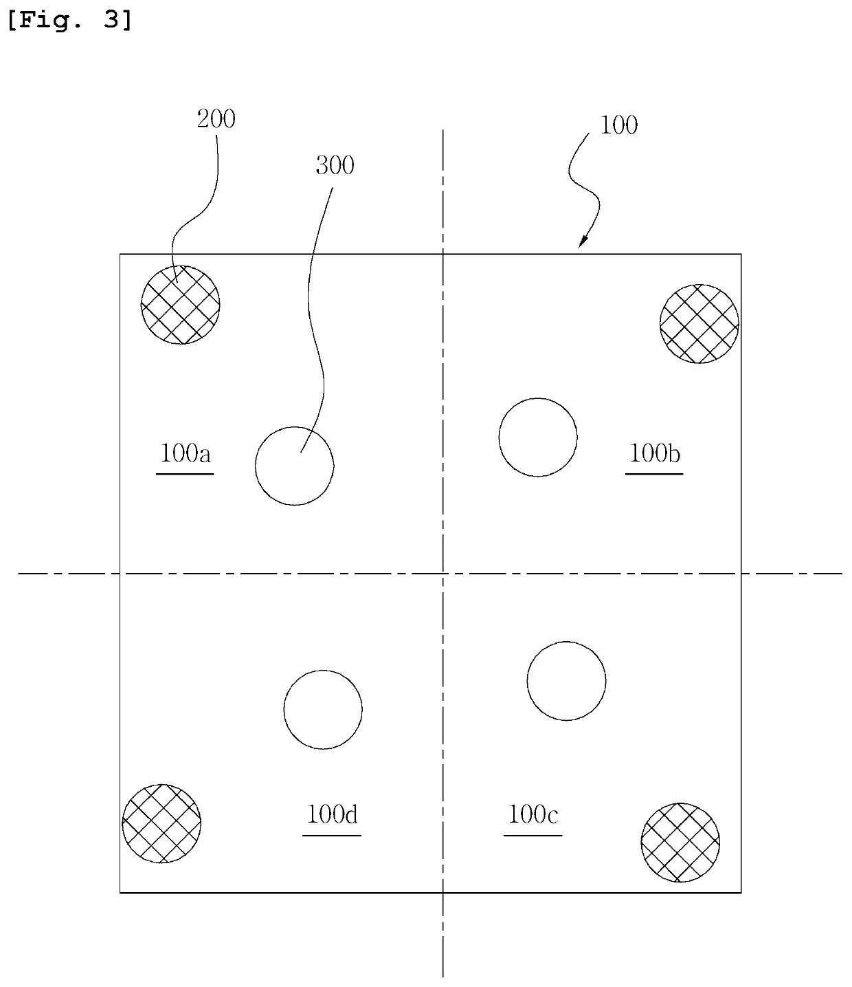 Arrangement structure for electrode of micro LED