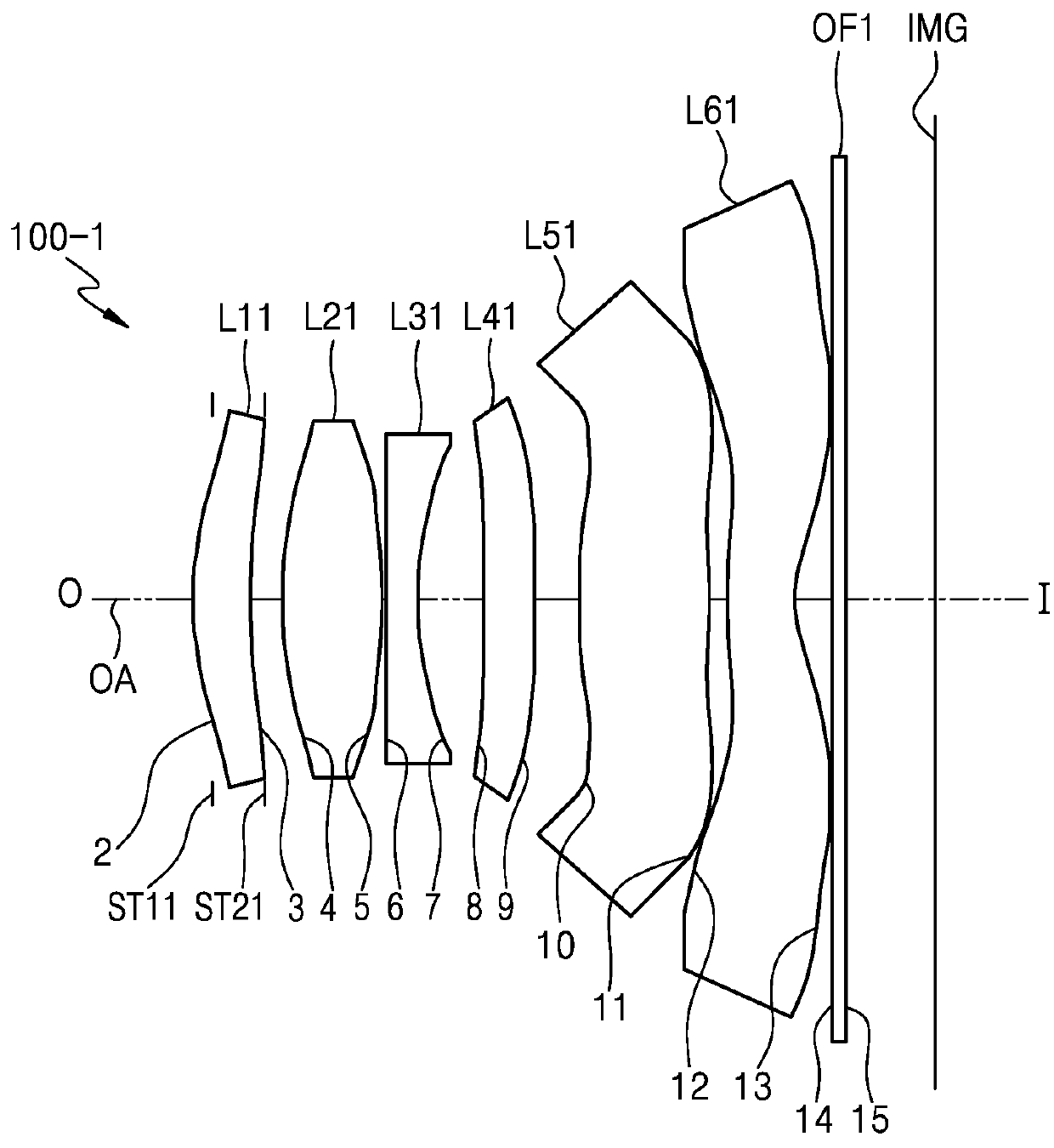 Optical lens assembly and method of forming image using the same