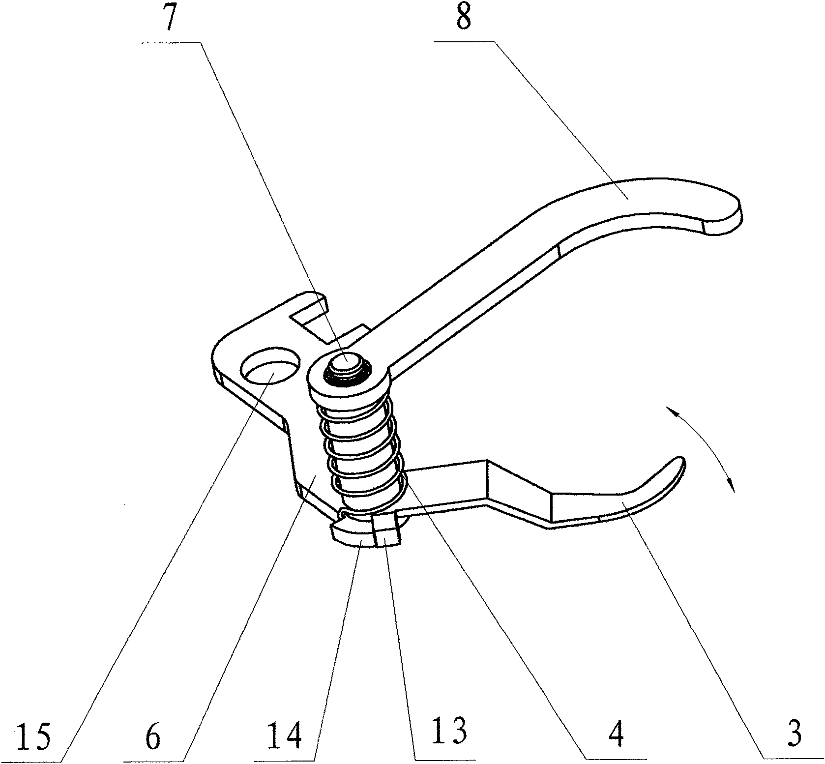 Yarn splicing guide device of automatic bobbin winder