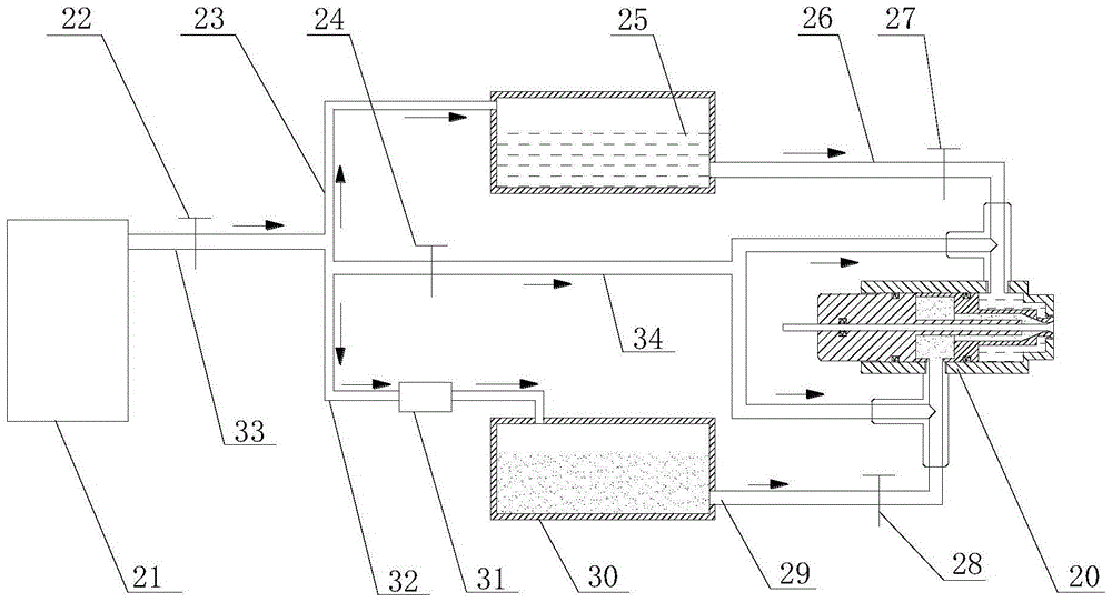 A urea injection device for diesel engine exhaust aftertreatment