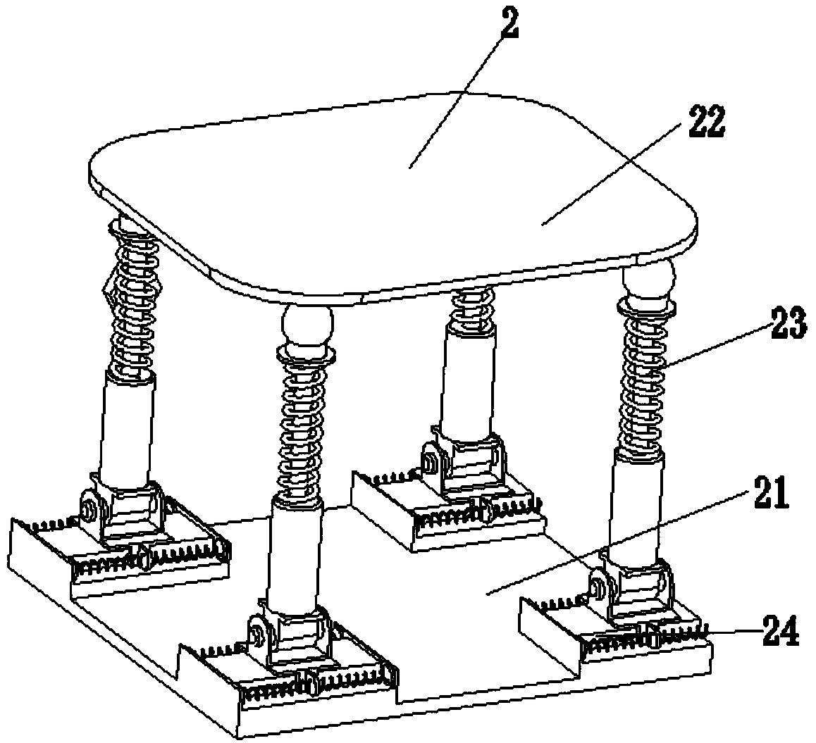 A mobile wheel for a construction site handling intelligent robot