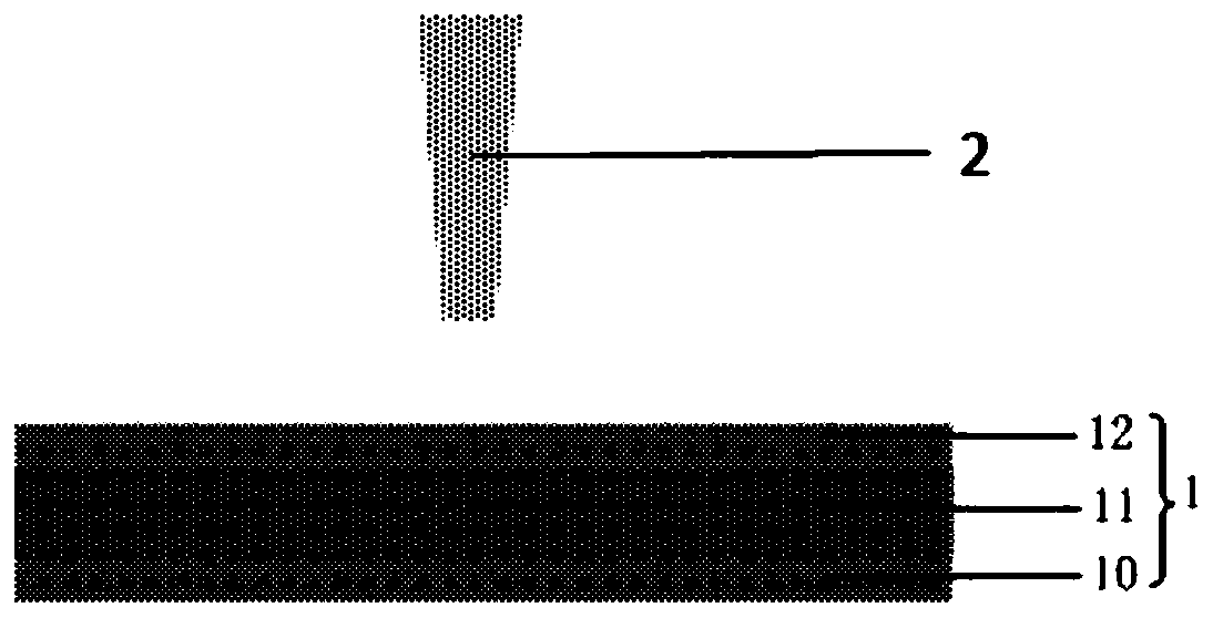 Size-controllable three-layered nanopore structure and preparation method and application thereof