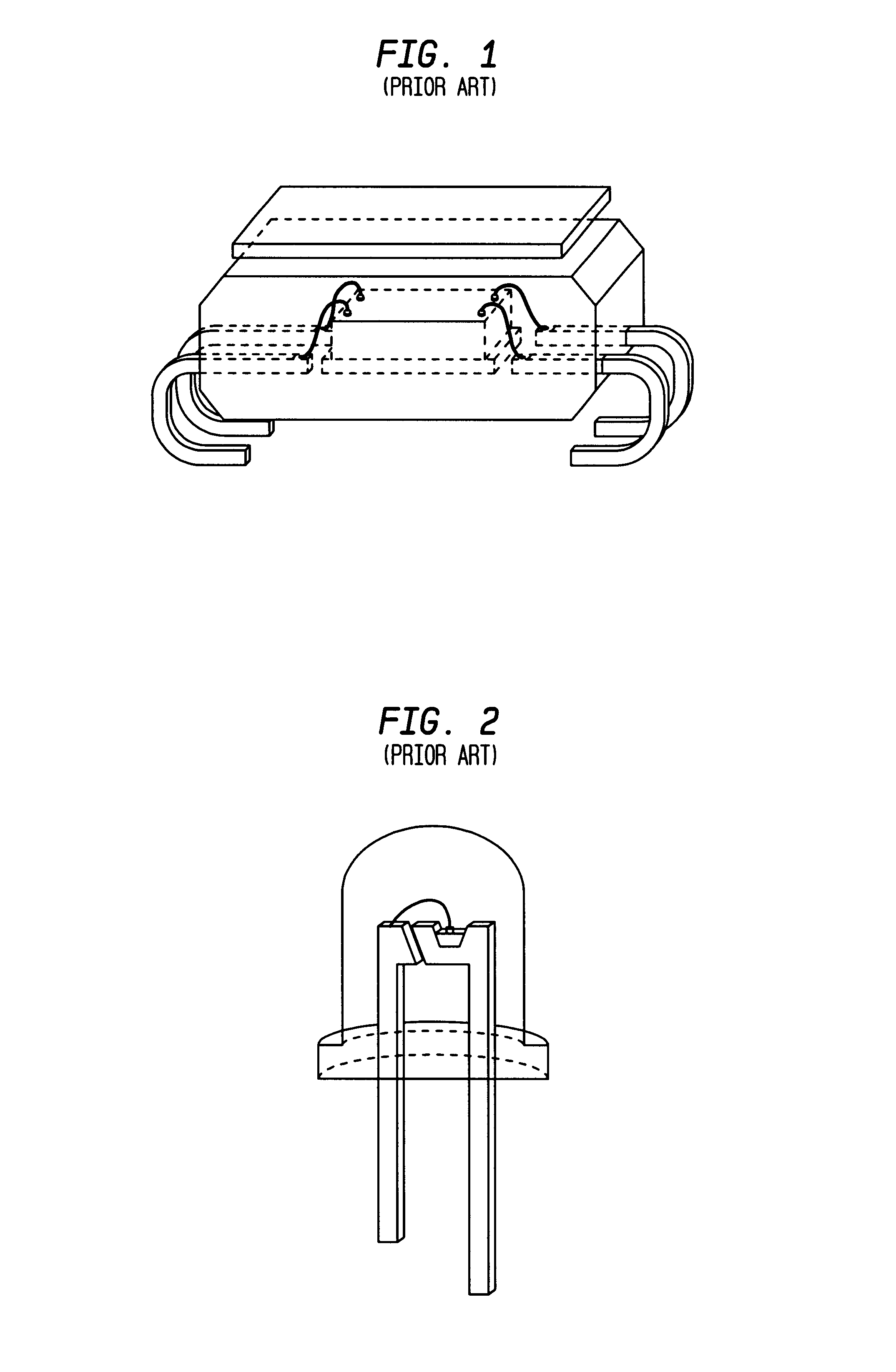 Semiconductor packages having light-sensitive chips