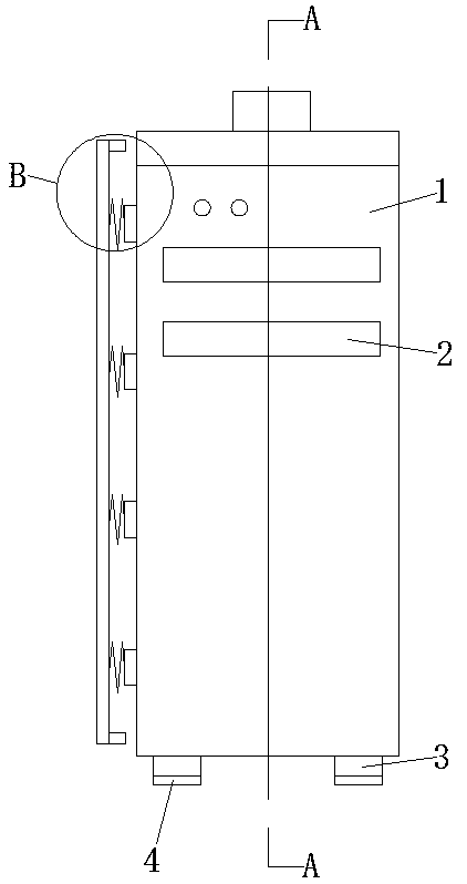 A computer host with a good dustproof effect