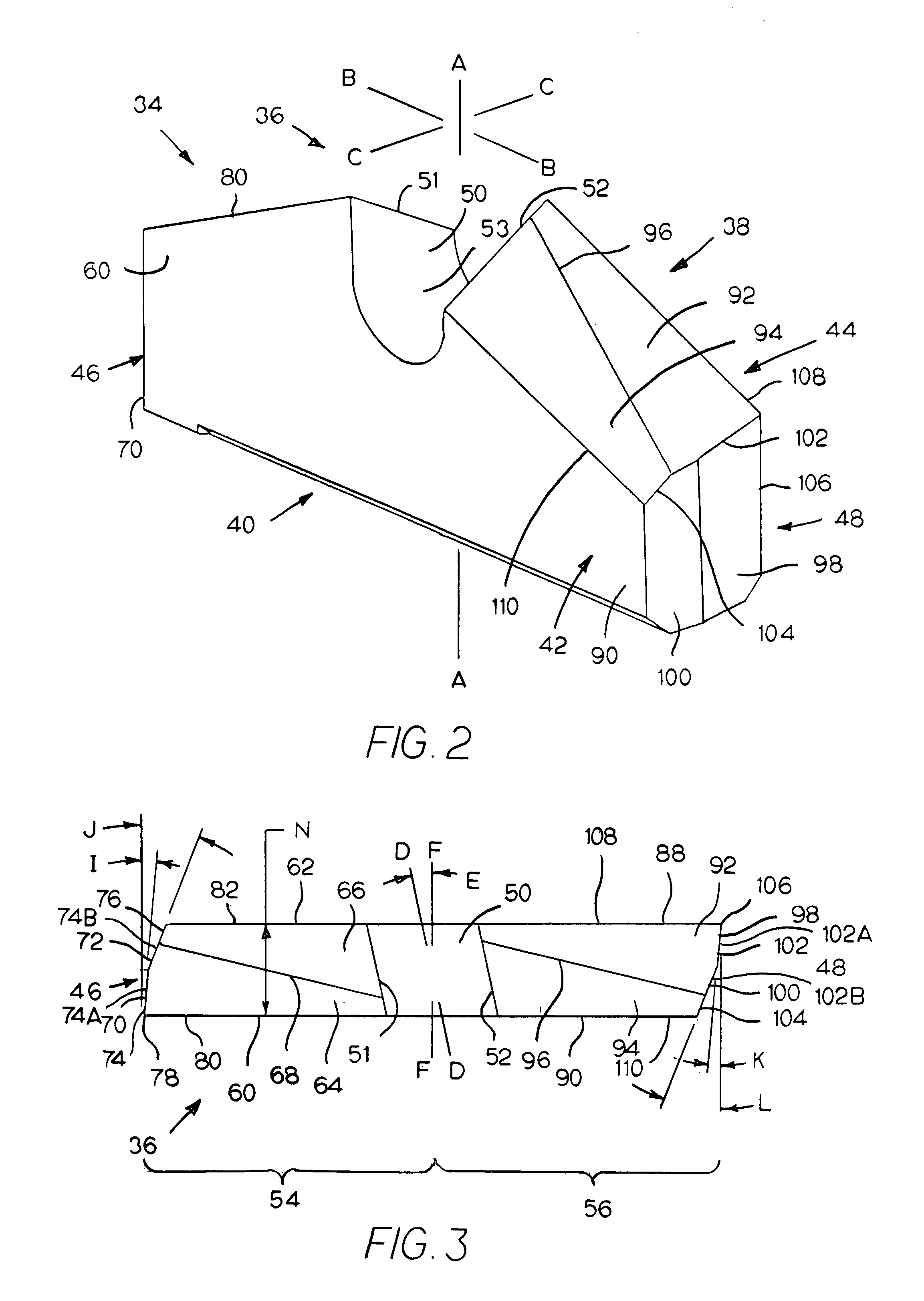 Rotary drill bit having cutting insert with a notch