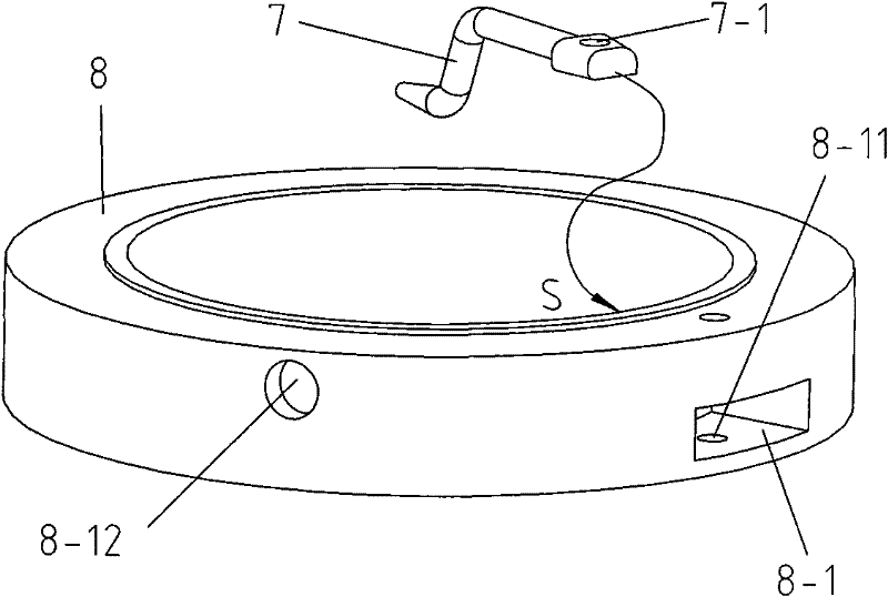 360-degree omnibearing additional towel embroidery device