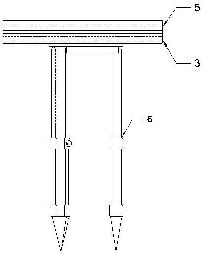 Drawing support with drawing protection and storage functions