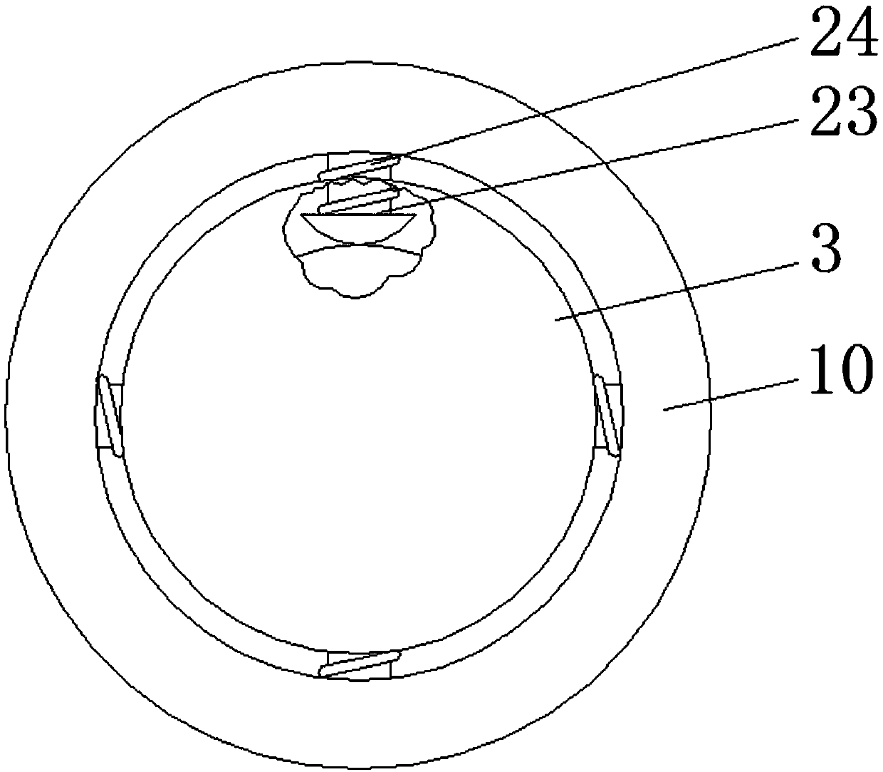 A household air purification device