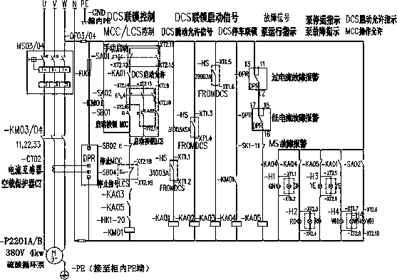 A design method of interlocking self-starting and interlocking for mutual standby pumps