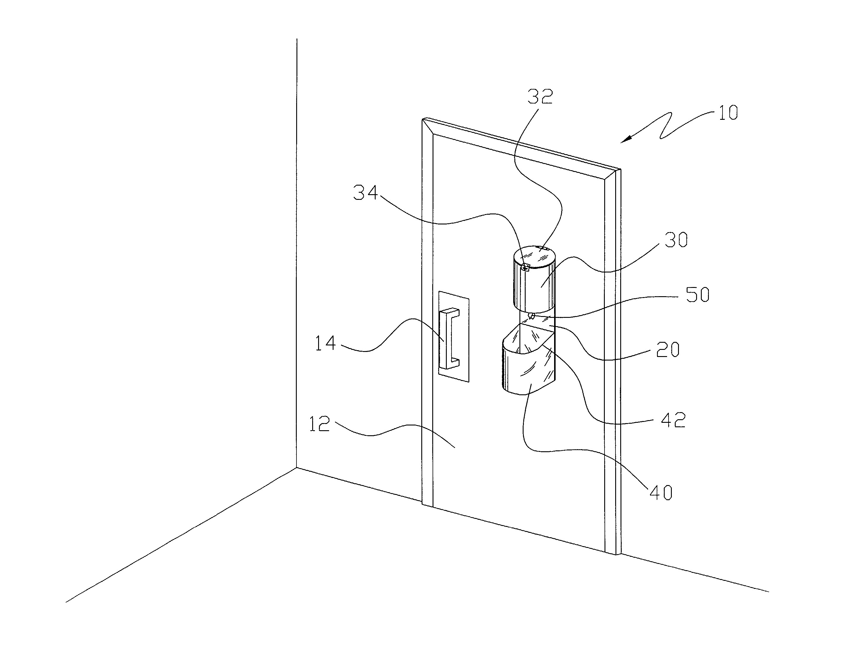 Door sanitation system