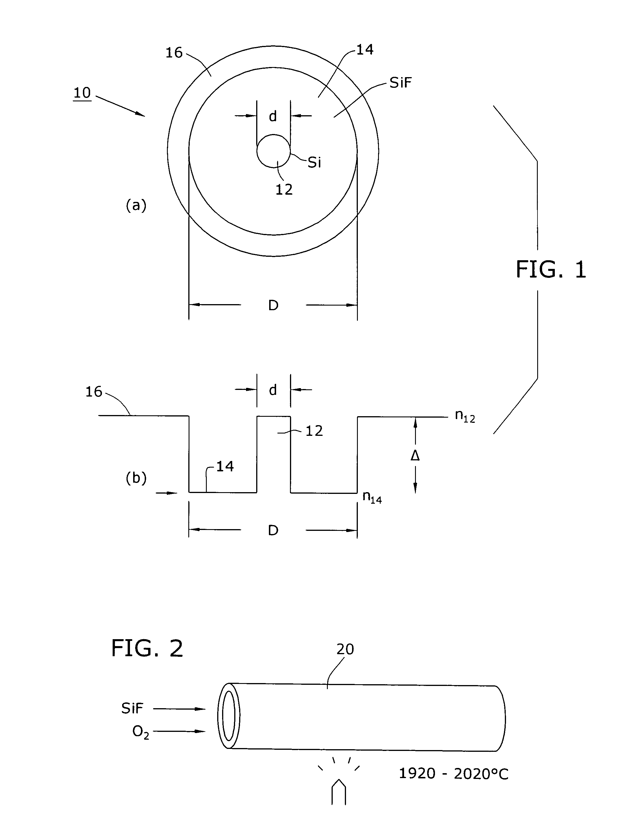 Long wavelength, pure silica core single mode fiber and method of forming the same