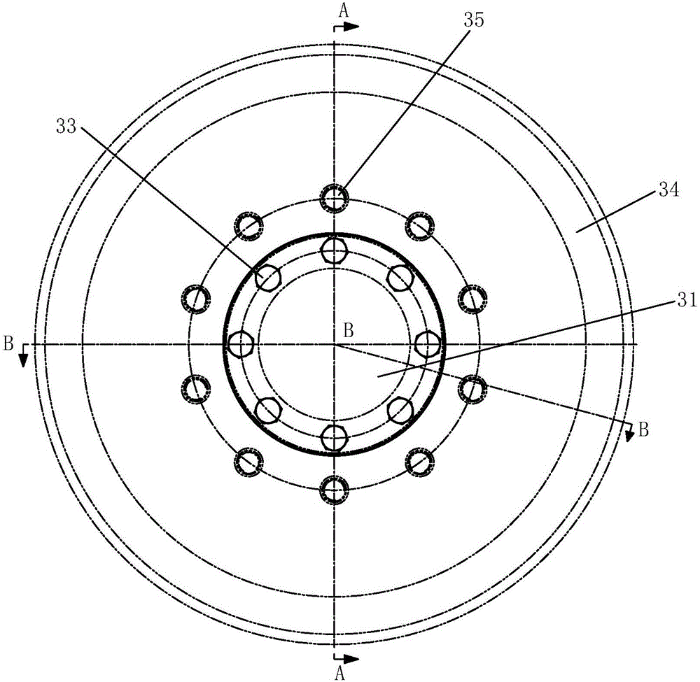 A wet multi-disc pressure loss brake