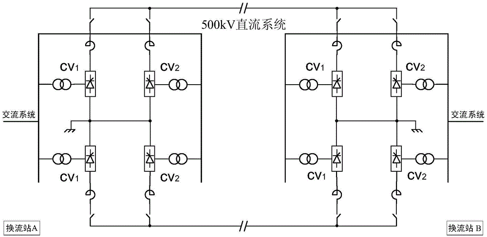 On-line input and exit control method of converters in parallel HVDC transmission system