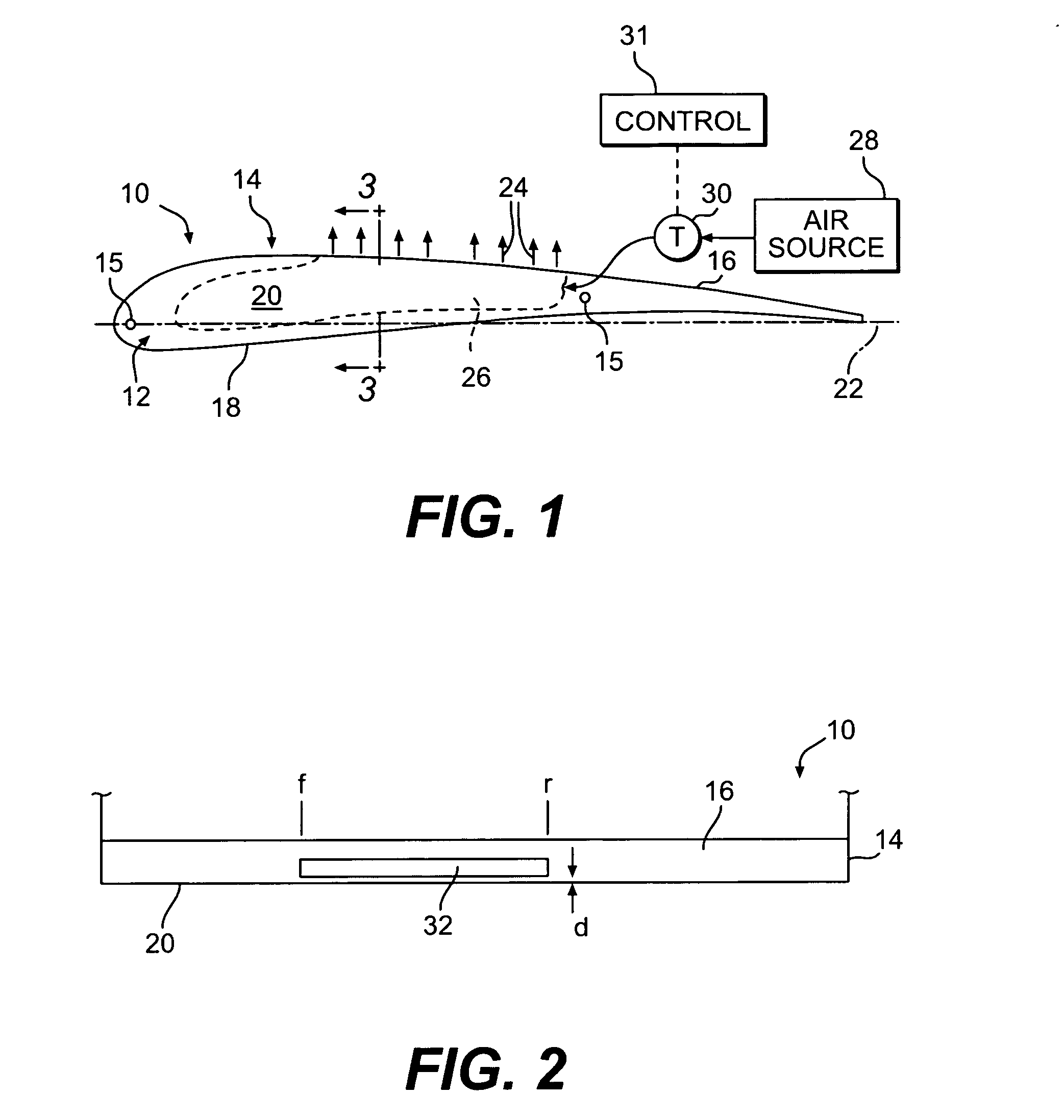 Noise reduction of aircraft flap