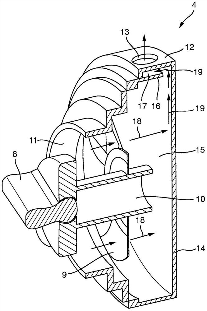 Oil separator for separating oil from aerosols in internal combustion engines, internal combustion engines and motor vehicles