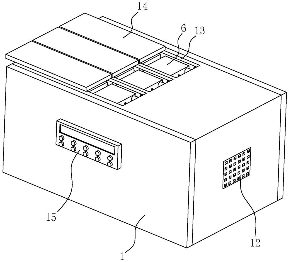 Electronic chip low-temperature testing device