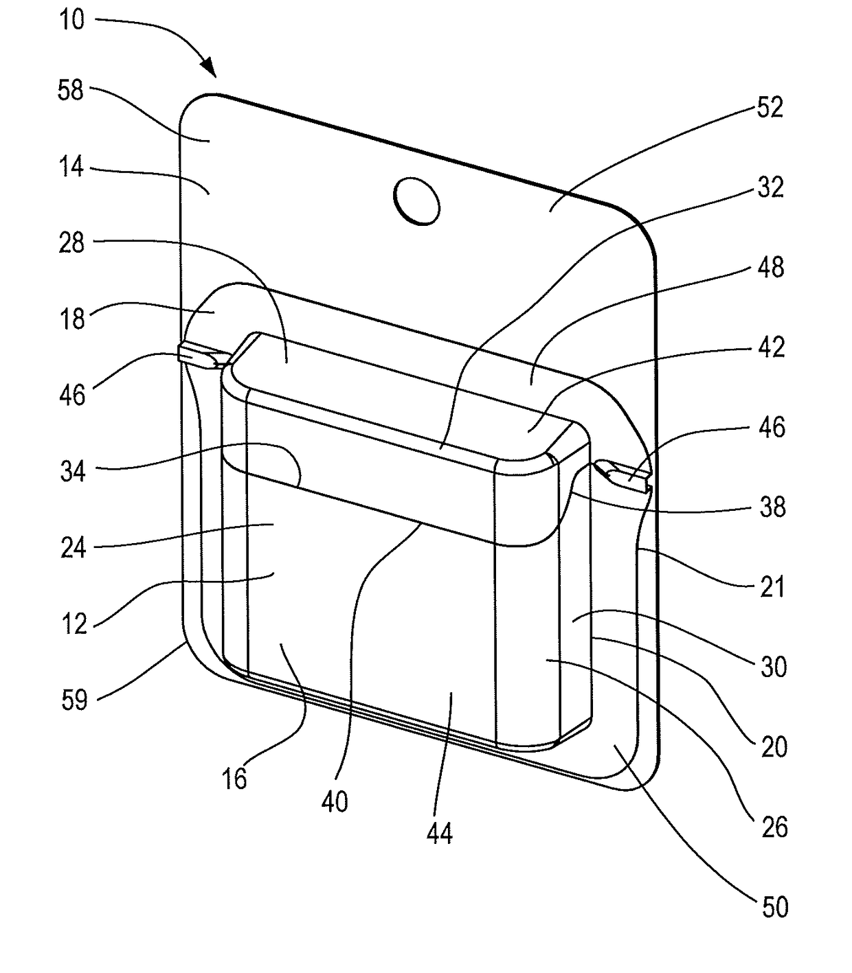 Fold Open Face Seal Package