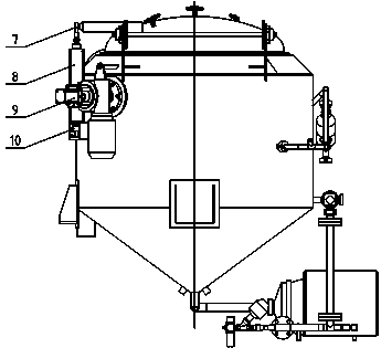 Fully-automatic powder dye solving, conveying and cleaning device