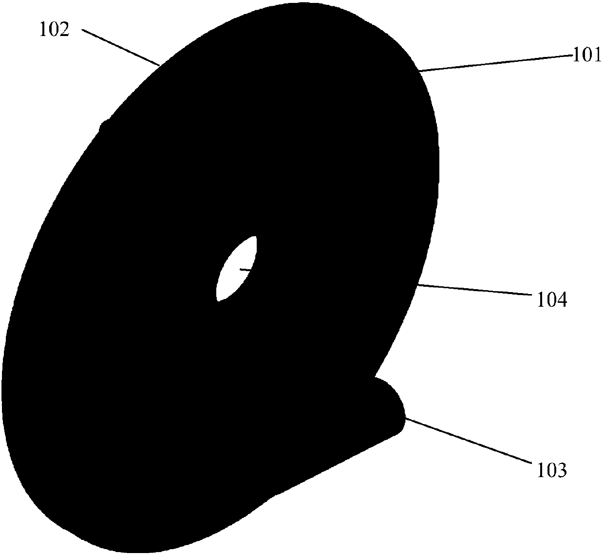 Device for processing engine tail gas and engine