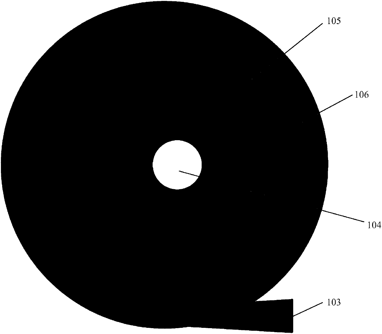 Device for processing engine tail gas and engine