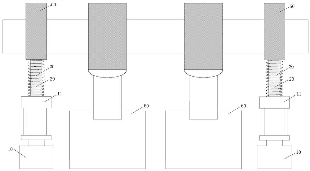 Double-table vibration test device