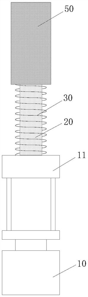 Double-table vibration test device