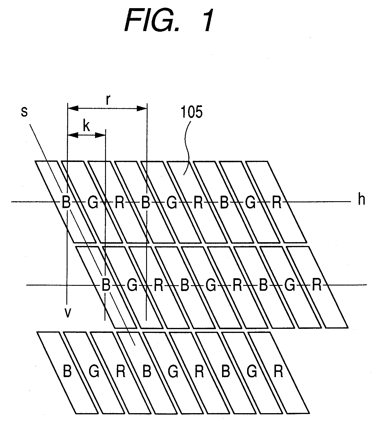 Color image display panel and method of producing the same, and color image display apparatus