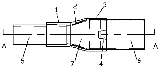 Wire duct and wire pipe switch joint