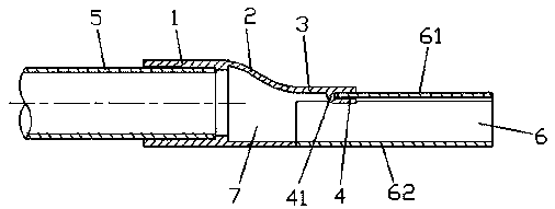 Wire duct and wire pipe switch joint