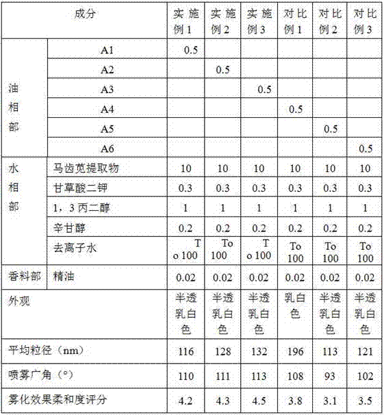 Nano emulsion spray and preparation method thereof